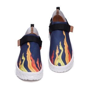 UIN Women's Fashion Sneakers Casual Travel Shoes (GIVE ME FIRE LAS RAMBLAS III)